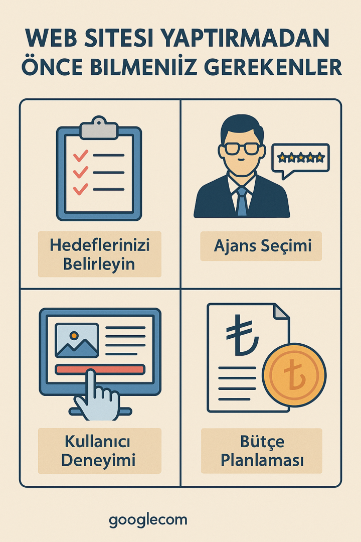 Web Sitesi Yaptırmadan Önce Bilmeniz Gerekenler: 2025’te Başarıya Giden 17 Kritik Adım